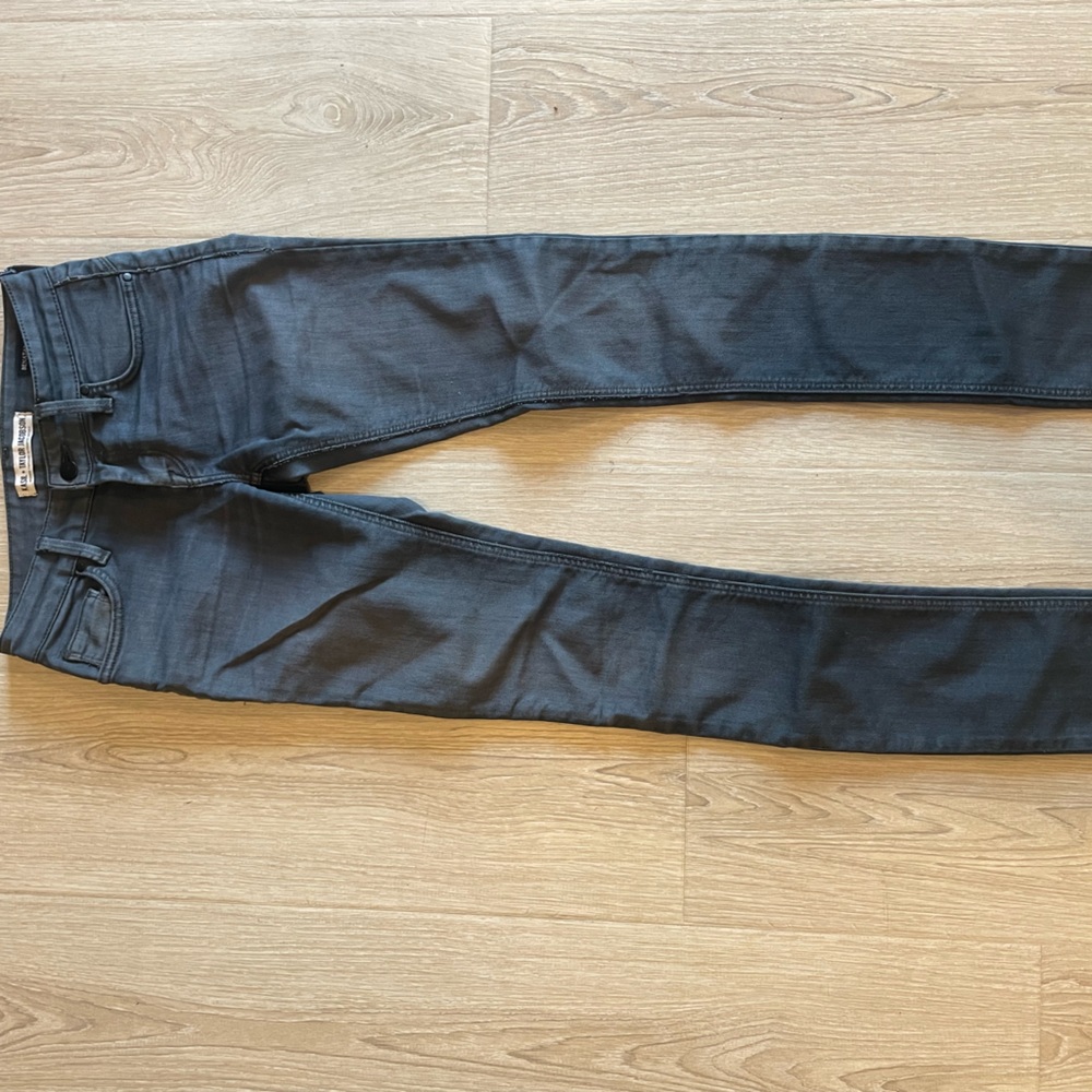 kasil + taylor jacobsen skinny slate gray waxed jeans